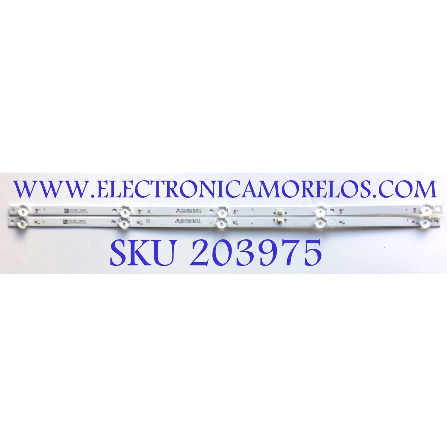KIT DE LED'S PARA TV TOSHIBA ( 2 PZ ) / NUMERO DE PARTE RF-FU320011SE30-0501B A5 / 7836-568011-02800011 / 2E210H4 000 970286 R9720 G138F 1 / PANEL K320WD86 / MODELO 32L310U20